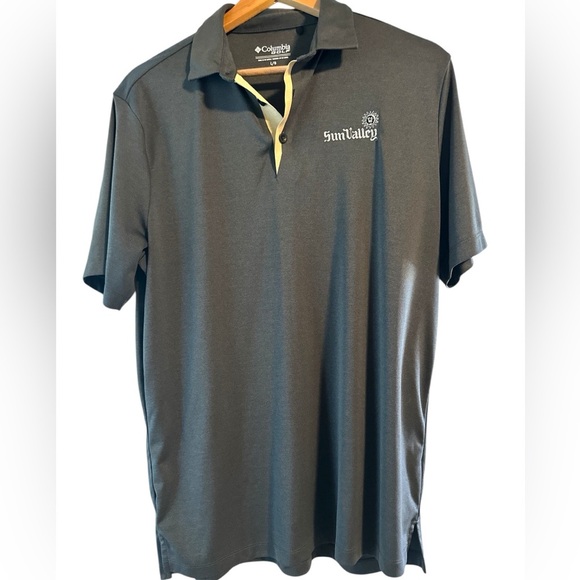 Columbia Golf Polo Shirt with sun valley Logo - Picture 1 of 5
